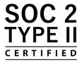 SOC 2 Type II Certified
